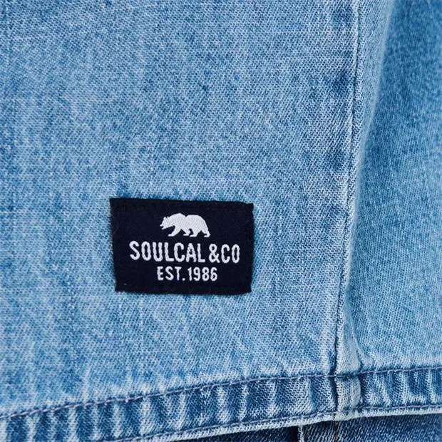 SoulCal & Co Denim Mens Shirt