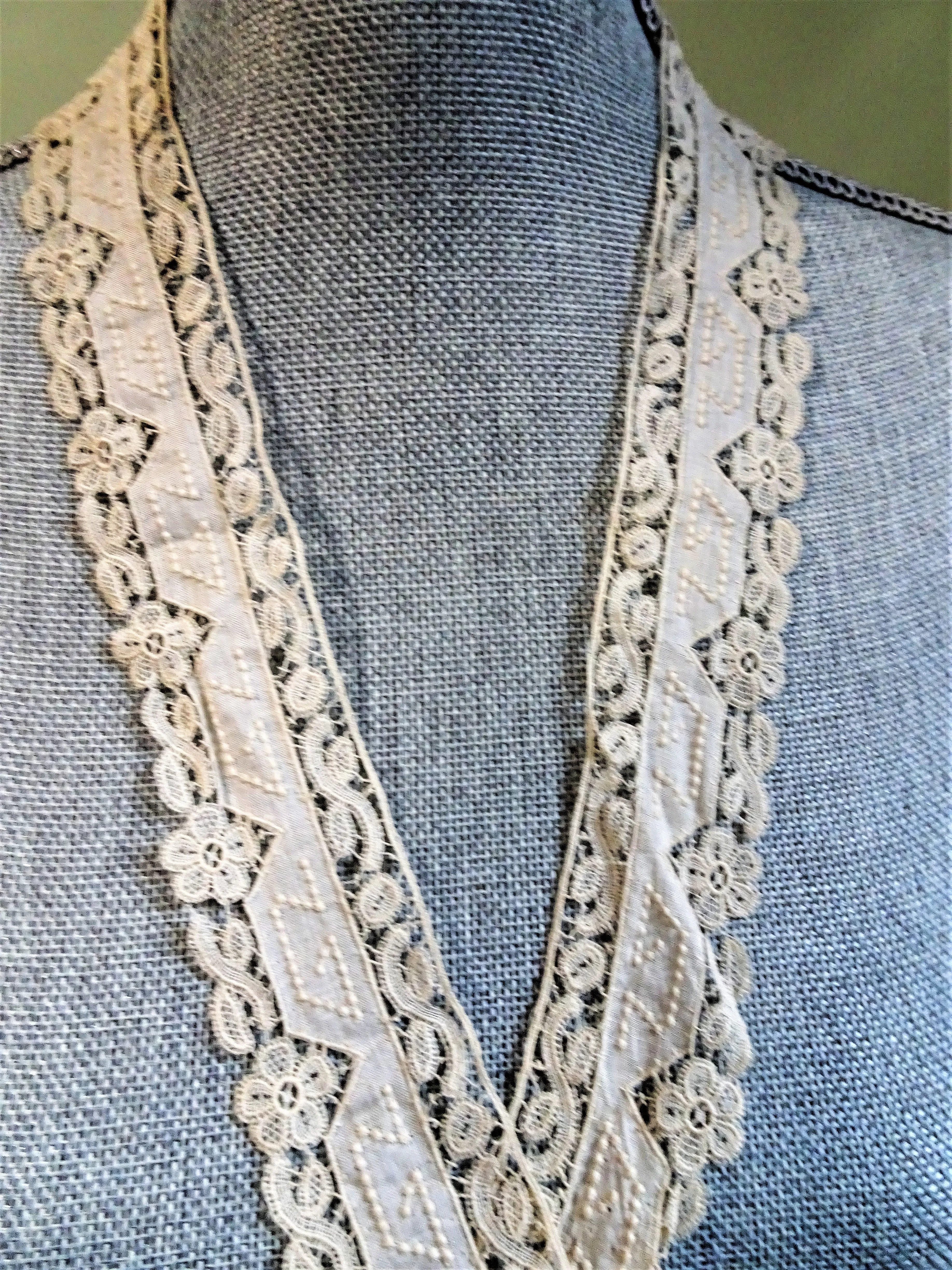 UNIQUE Victorian Lace Trim, Intricate Pattern,Fine Heirloom Sewing Crafts, Collectible Vintage Lace