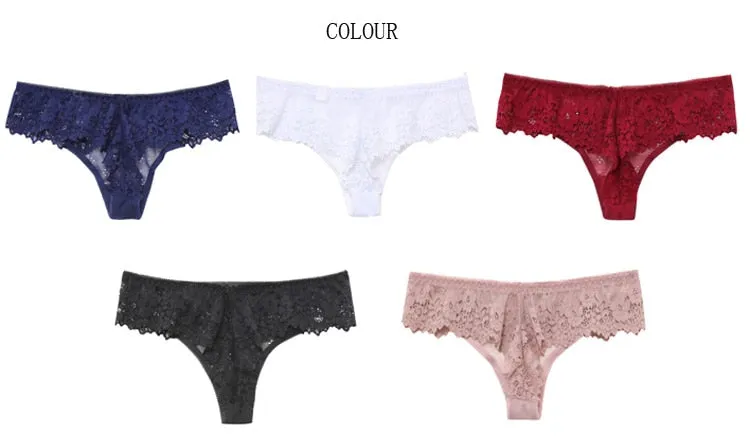 Women's Lace Panties Underwear Seamless Briefs Low Waist Sport Panty Comfort Underpants Lingerie