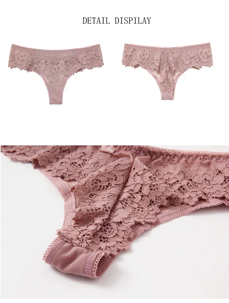 Women's Lace Panties Underwear Seamless Briefs Low Waist Sport Panty Comfort Underpants Lingerie