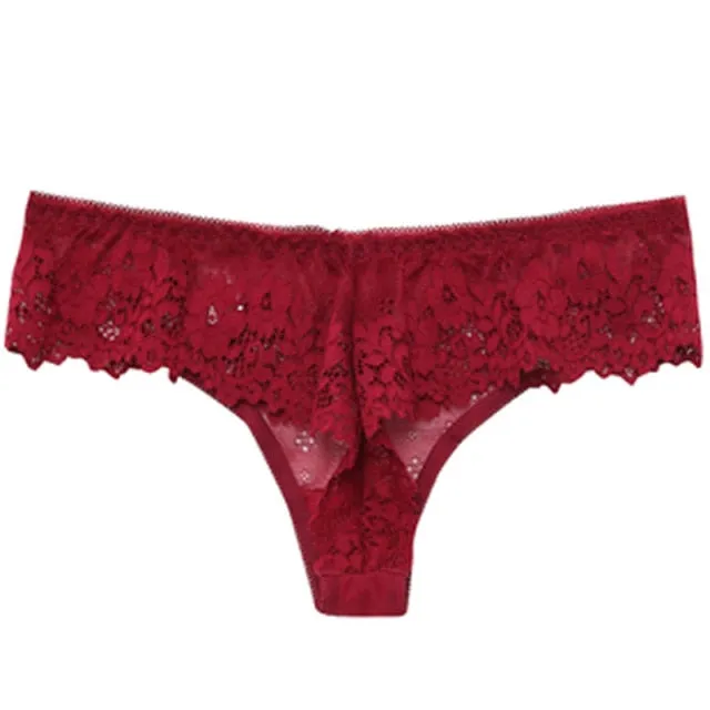 Women's Lace Panties Underwear Seamless Briefs Low Waist Sport Panty Comfort Underpants Lingerie