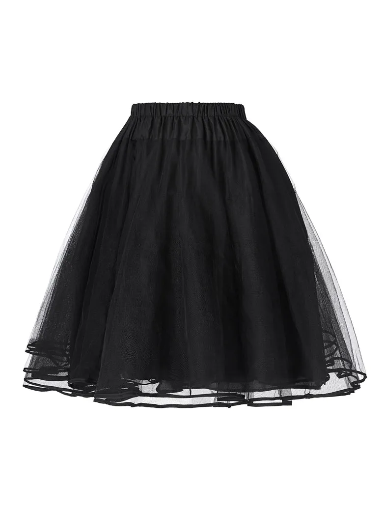 Women's Luxury Retro 3 Layers Tulle Netting Petticoat